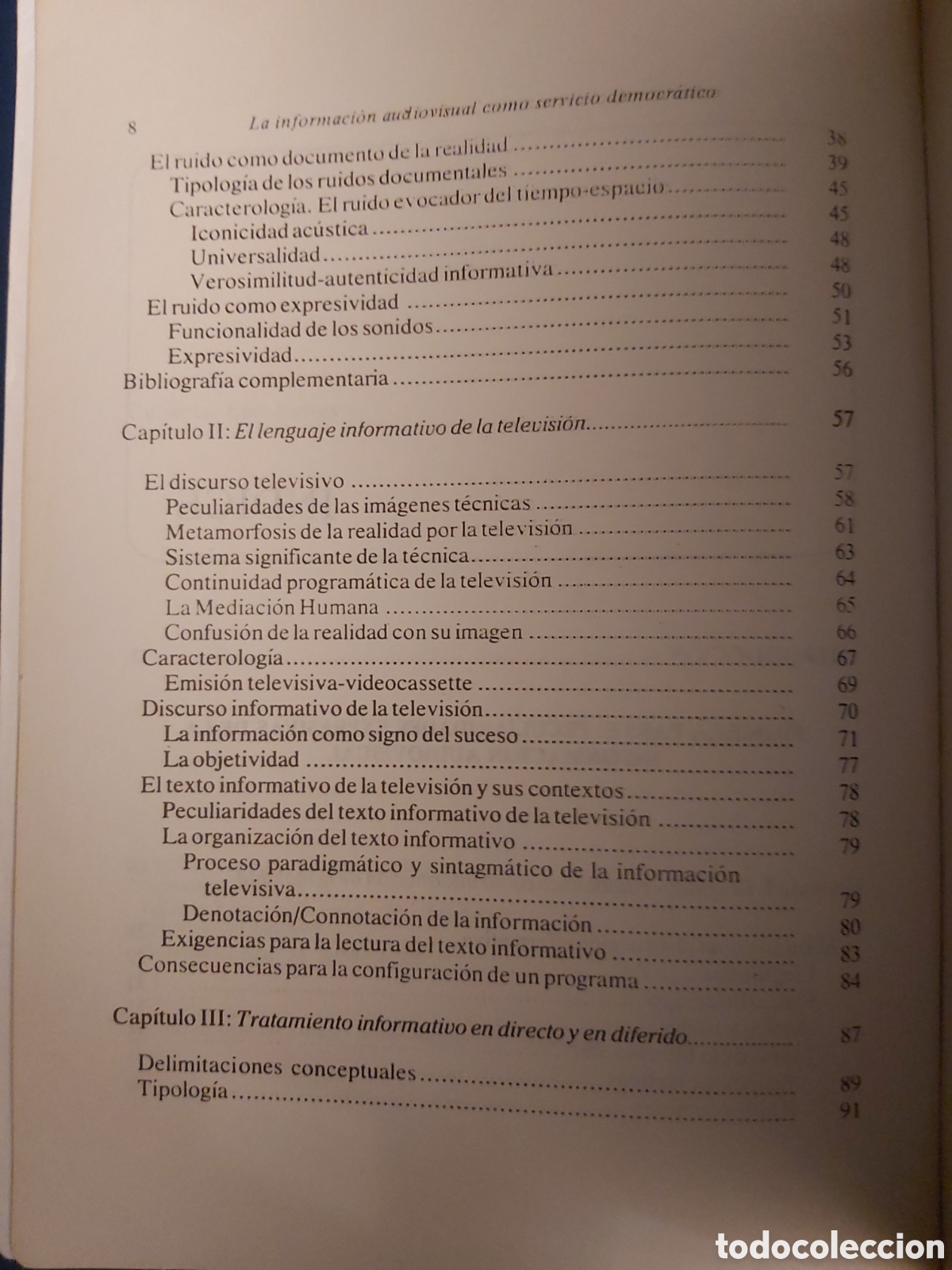 Libros de segunda mano: LA INFORMACION AUDIOVISUAL $ M CEBRI&Aacute;N $ FORJA $ 1983 - Foto 5