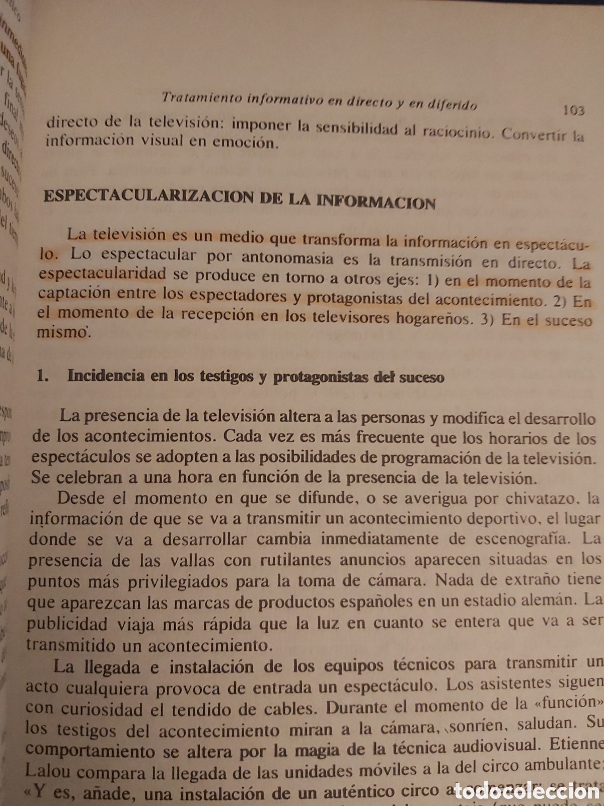 Libros de segunda mano: LA INFORMACION AUDIOVISUAL $ M CEBRI&Aacute;N $ FORJA $ 1983 - Foto 11