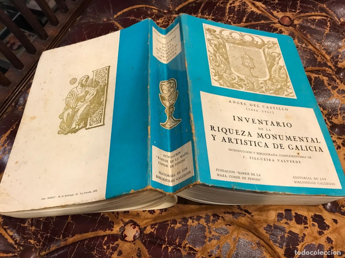 Livres d'occasion: ANGEL DEL CASTILLO... INVENTARIO DE LA RIQUEZA MONUMENTAL Y ART&Iacute;STICA DE GALICIA. 1972