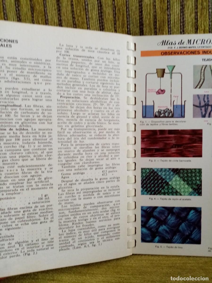 Libros de segunda mano: ATLAS DE MICROSCOPIA - Foto 9