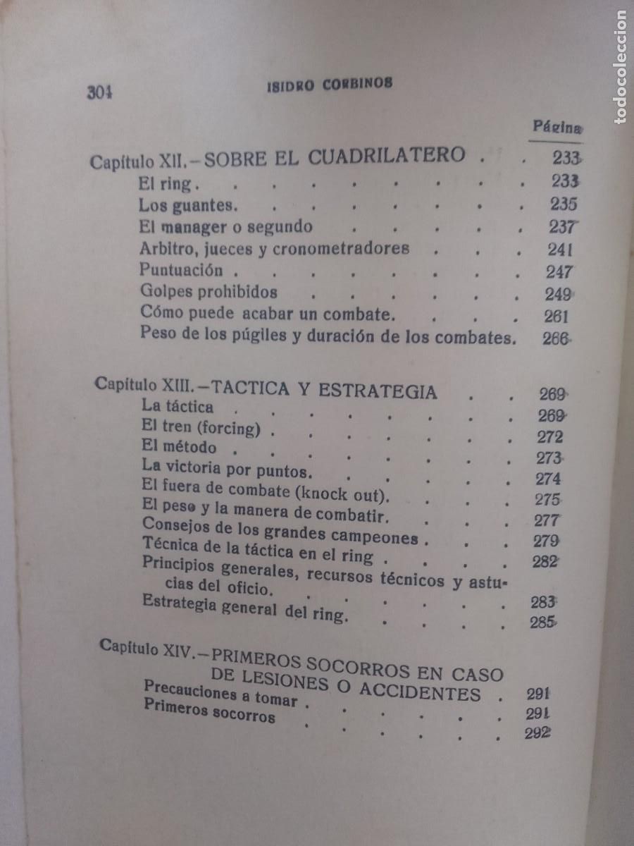 Libros de segunda mano: BOXEO. ISIDRO CORBINOS. EDITORIAL SINTES 1965. - Foto 13