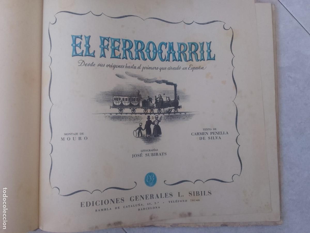 Libros de segunda mano: EL FERROCARRIL. EL LIBRO DE JUGUETE. EDICIONES SIBILIS. - Foto 3