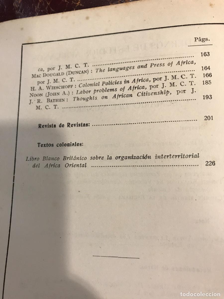 Libros de segunda mano: CUADERNOS DE ESTUDIOS AFRICANOS. N&ordm; 1. 1946 - Foto 3