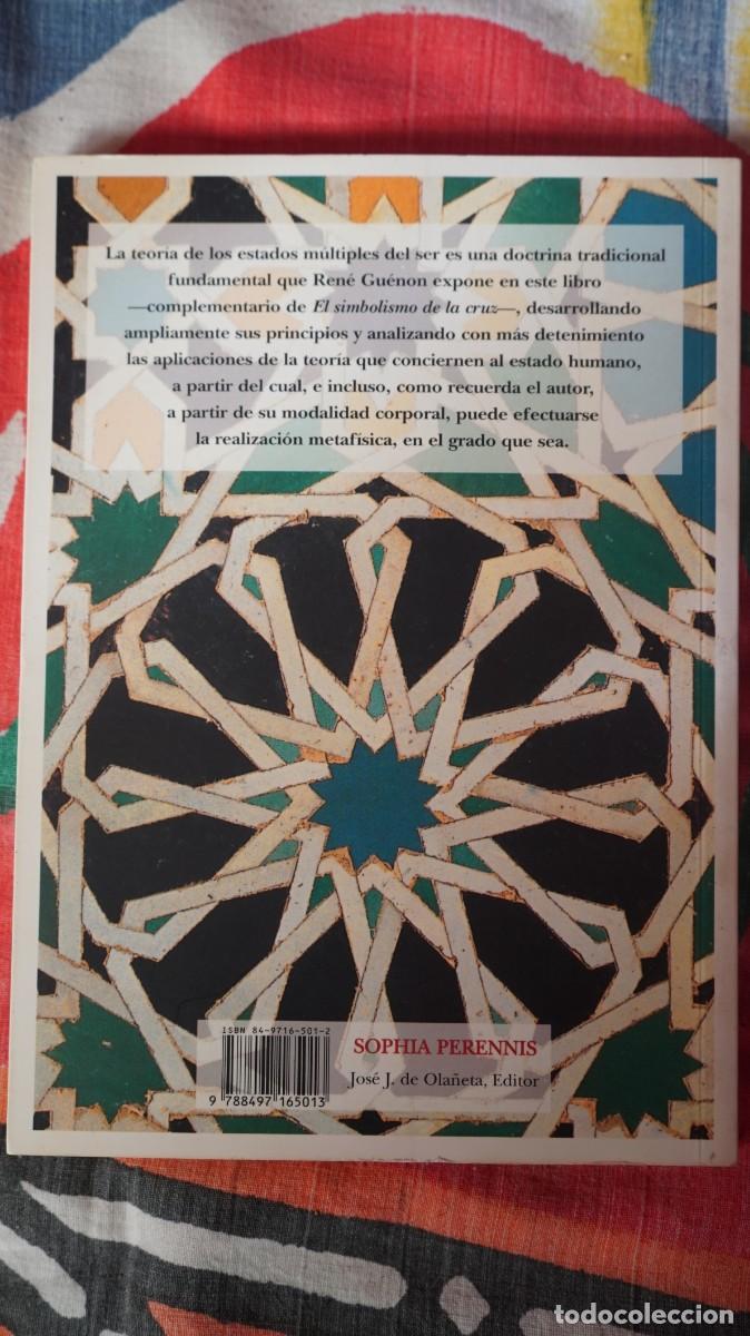 Libros de segunda mano: Los estados multiples del ser. Rene Guenon. Ola&ntilde;eta editor - Foto 2
