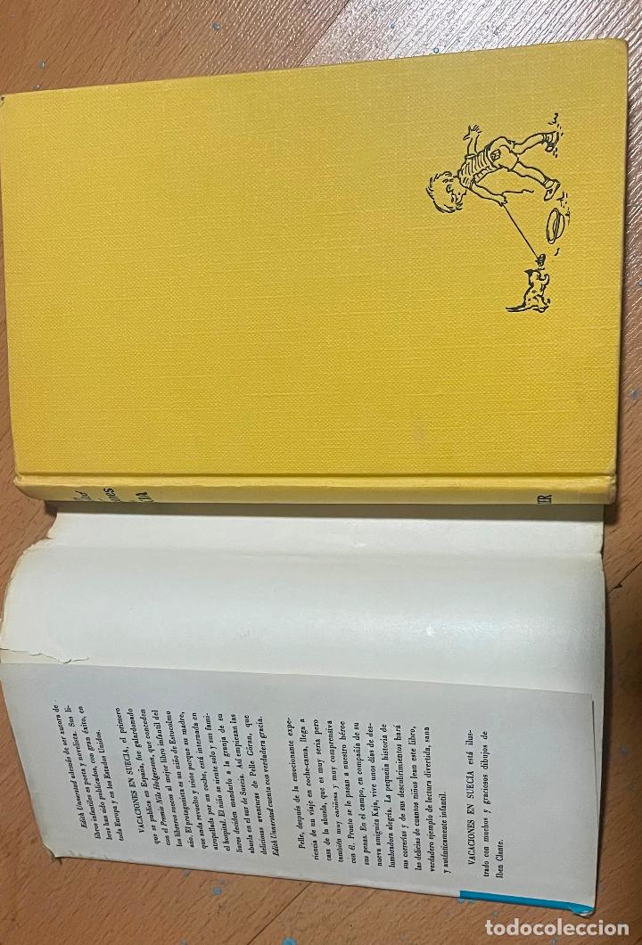 Libros de segunda mano: VACACIONES EN SUECIA, Edith Unnerstad, Noguer - Foto 3
