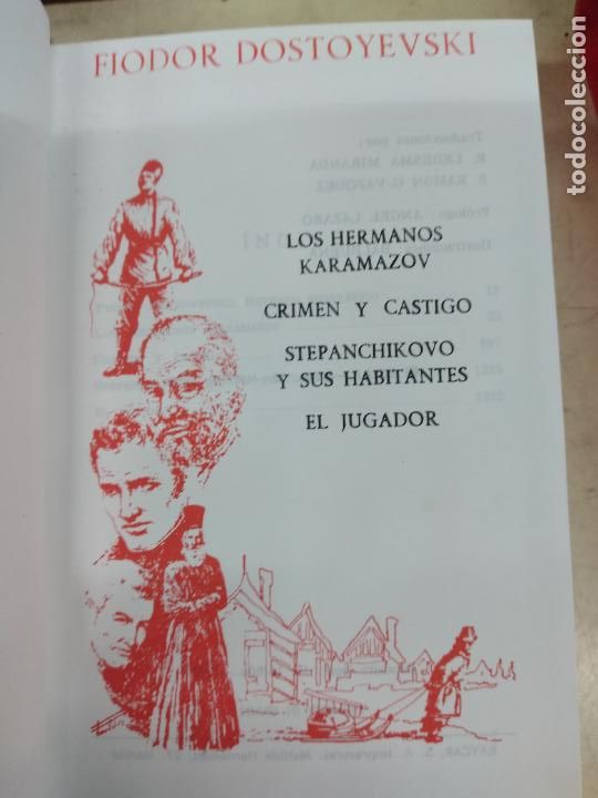 Libros de segunda mano: OBRAS INMORTALES - DOSTOYEVSKI - EDAF 1968 - Foto 2