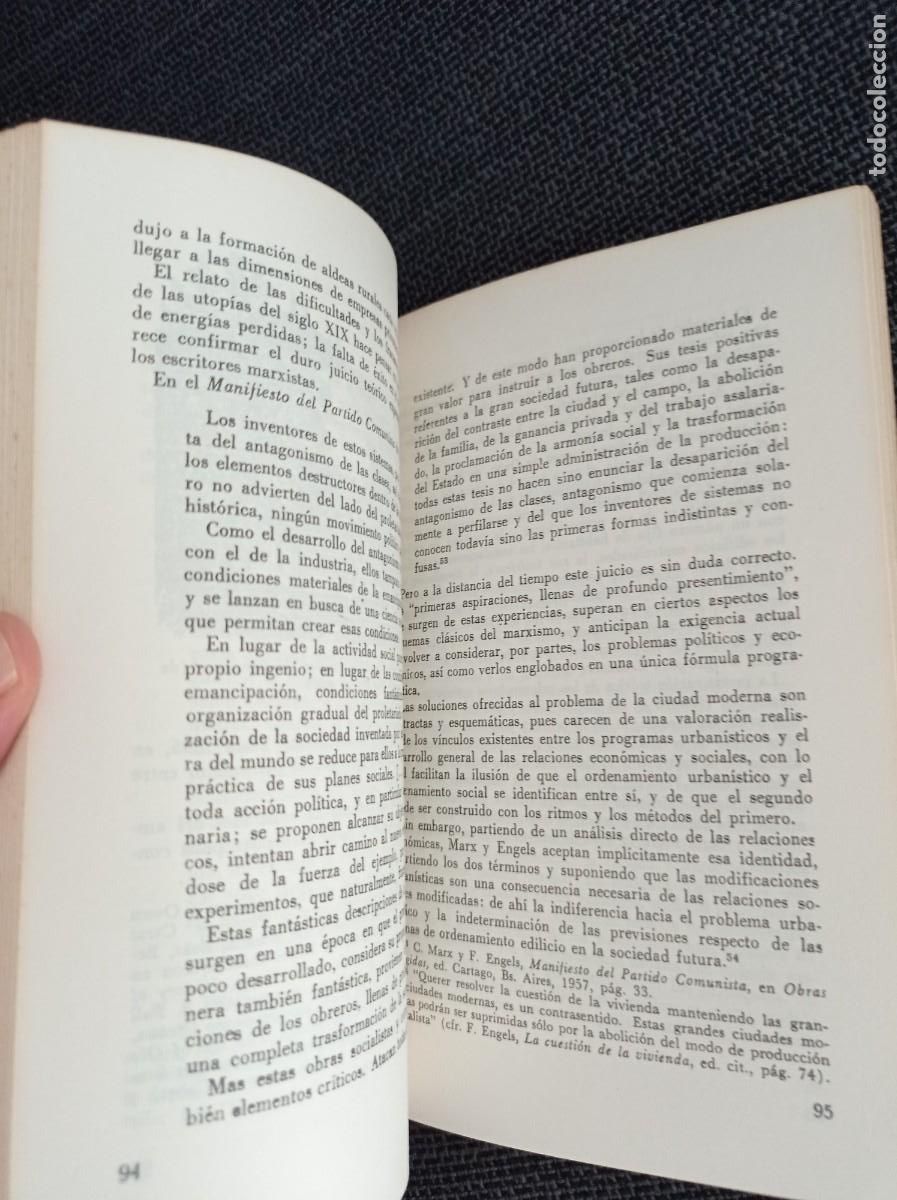 Libros de segunda mano: Libro Or&iacute;genes de la urban&iacute;stica moderna. Leonardo Benevolo. Ediciones Tekne 1976. - Foto 11
