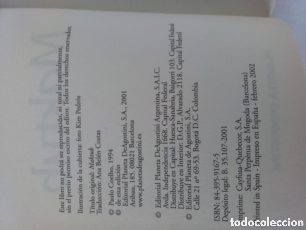 Libros de segunda mano: Libro Paulo Coelho - Foto 4