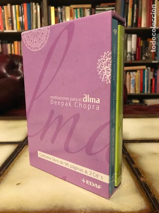 Libros de segunda mano: Meditaciones para el alma. Deepak Chopra. Libro + 1 CD - Foto 1
