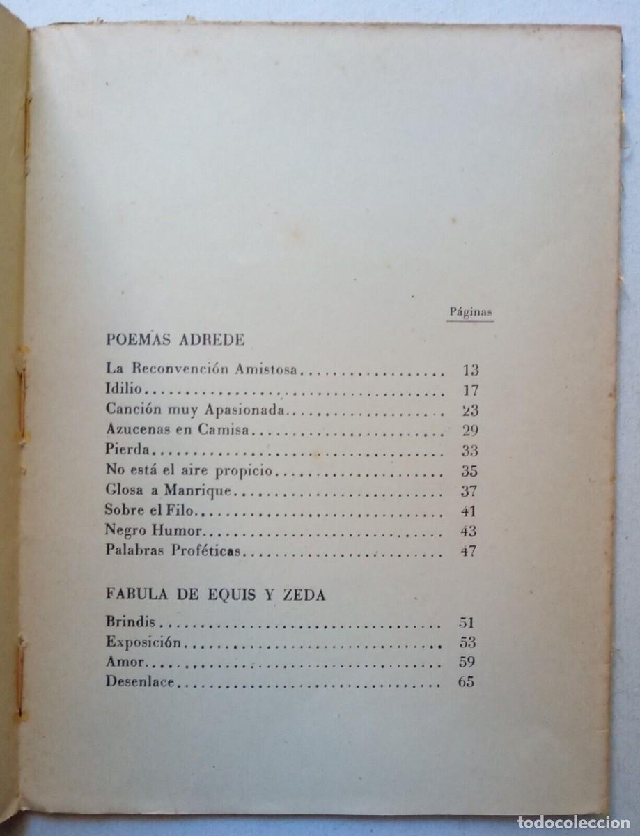 Libros de segunda mano: Gerardo Diego - Poemas Adrede - Primera edici&oacute;n completa - (1943) - Foto 3