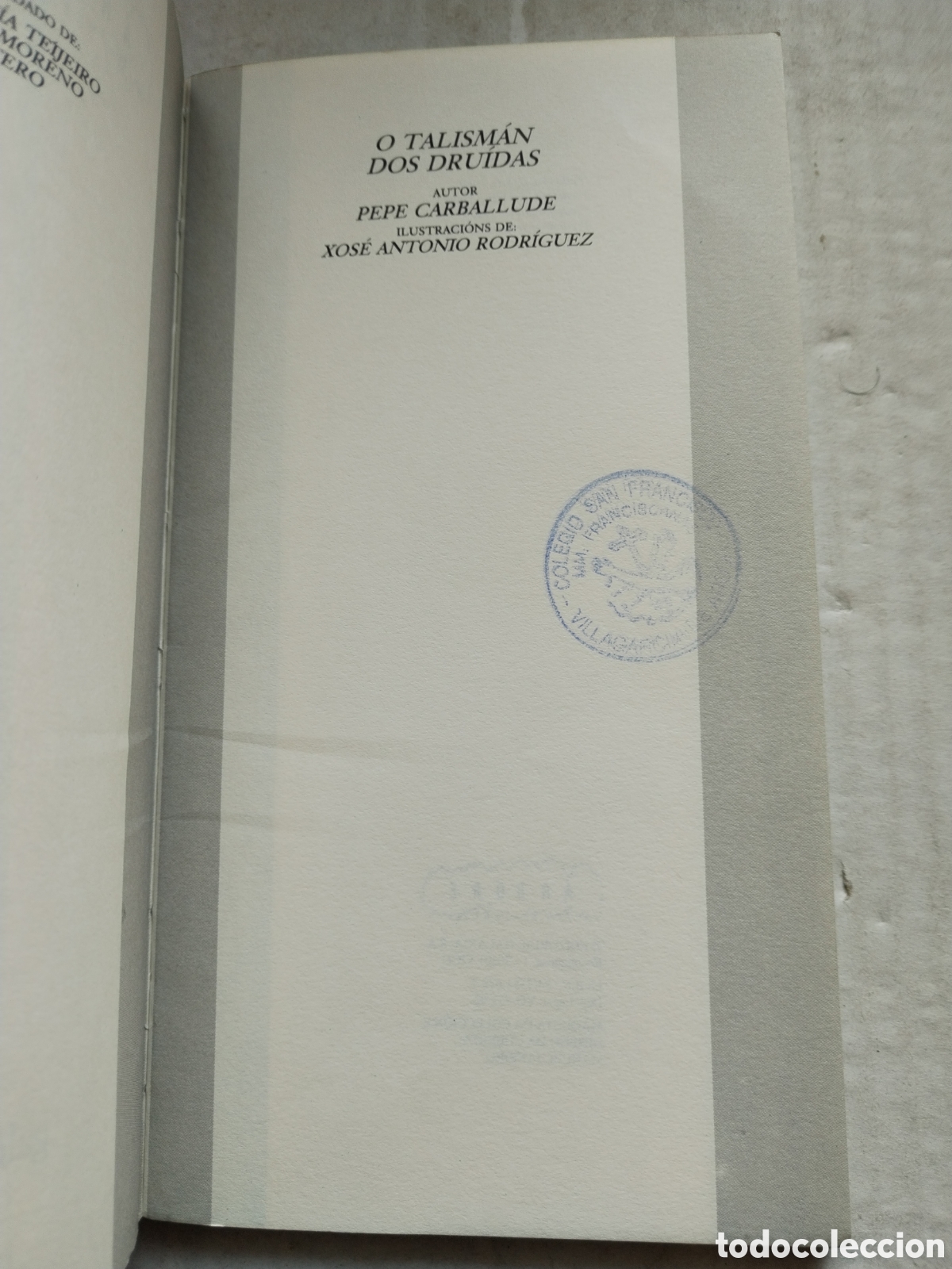Libros de segunda mano: O TALISM&Aacute;N DOS DRUIDAS/PEPE CARBALLUDE - Foto 2