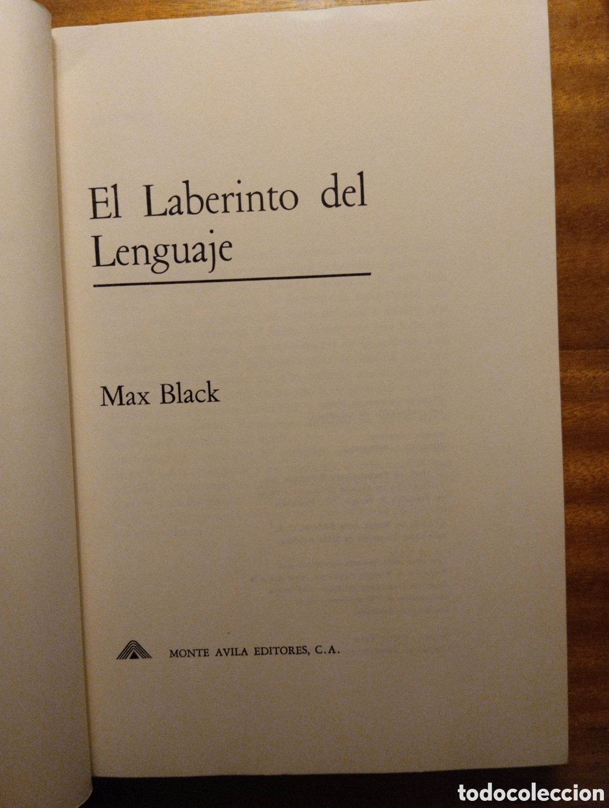 Libros de segunda mano: El laberinto del lenguaje, Max Black - Foto 2