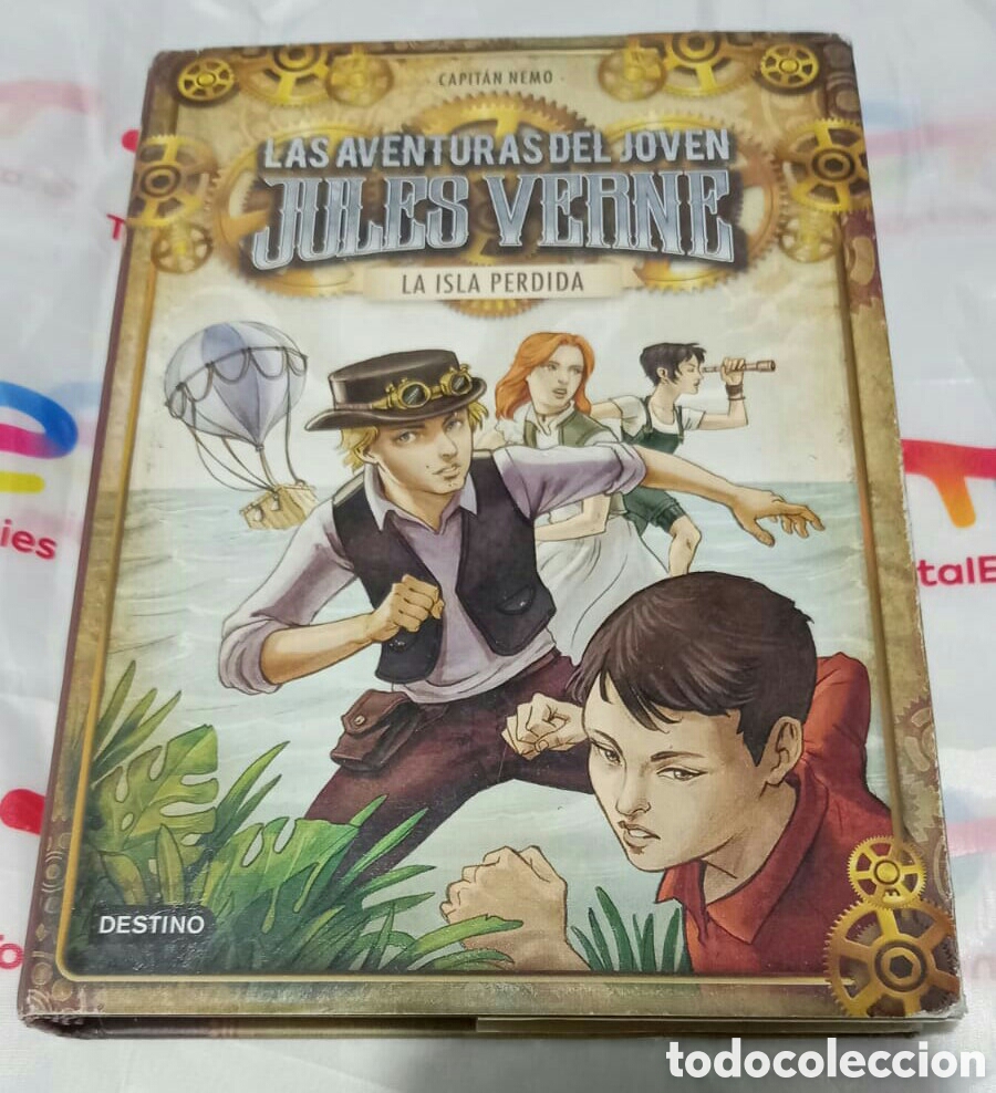 Libros de segunda mano: Las aventuras del joven Jules Verne, la isla perdida - Foto 1