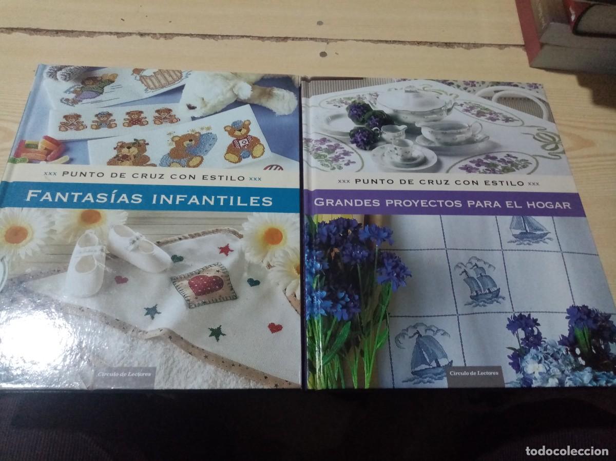 Libros de segunda mano: PUNTO DE CRUZ CON ESTILO. COMPLETO 5 LIBROS. CIRCULO DE LECTORES. EST21B5 - Foto 2