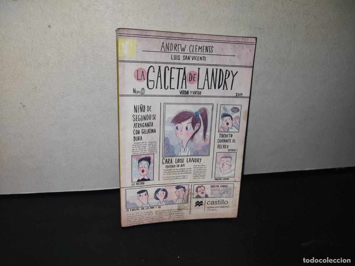 Libros de segunda mano: 129- LA GACETA DE LANDRY - ANDREW CLEMENTS - - Foto 1