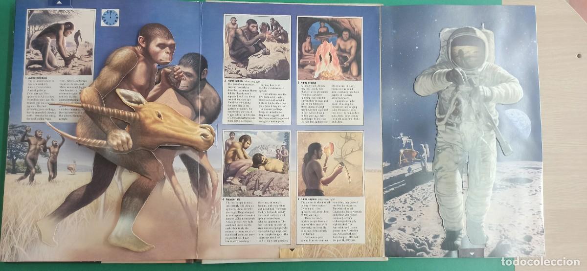 Libros de segunda mano: Antiguo libro Evolution. 1986. Libro Pop Up. En ingles. - Foto 6