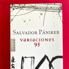 Libros de segunda mano: SALVADOR PÁNIKER. VARIACIONES 95.