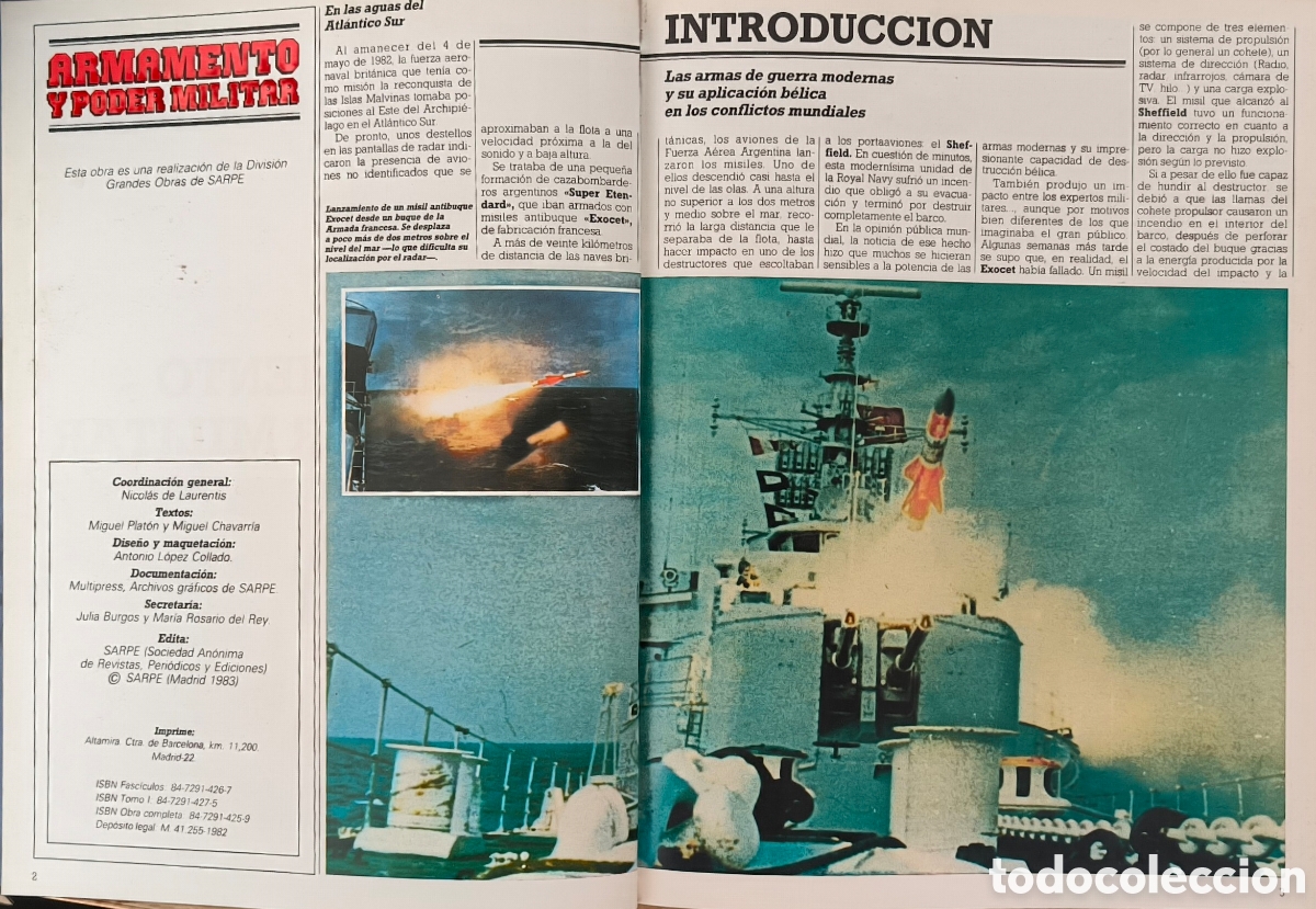 Libros de segunda mano: ARMAMENTO Y PODER MILITAR. TOMO 1 - Foto 3