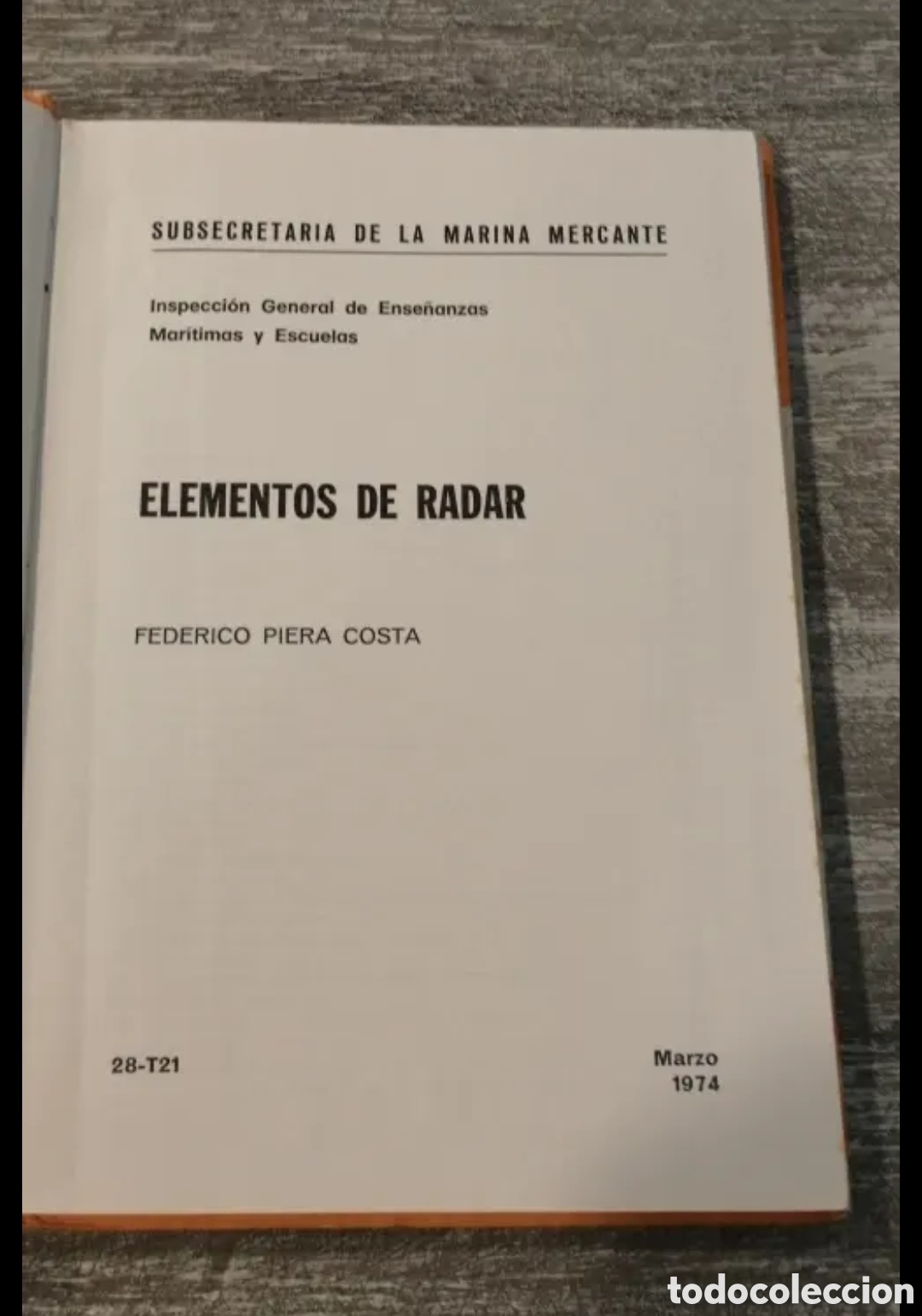 Libros de segunda mano: Elementos de Radar 1974 N&aacute;utica Navegaci&oacute;n - Foto 2