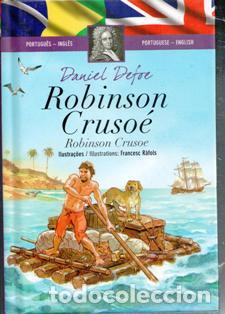 Libros de segunda mano: Robinson Crusoe, Daniel Defoe. Portugues- Ingles - Foto 1