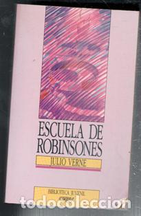 Libros de segunda mano: Escuela de robinsones, Julio Verne - Foto 1