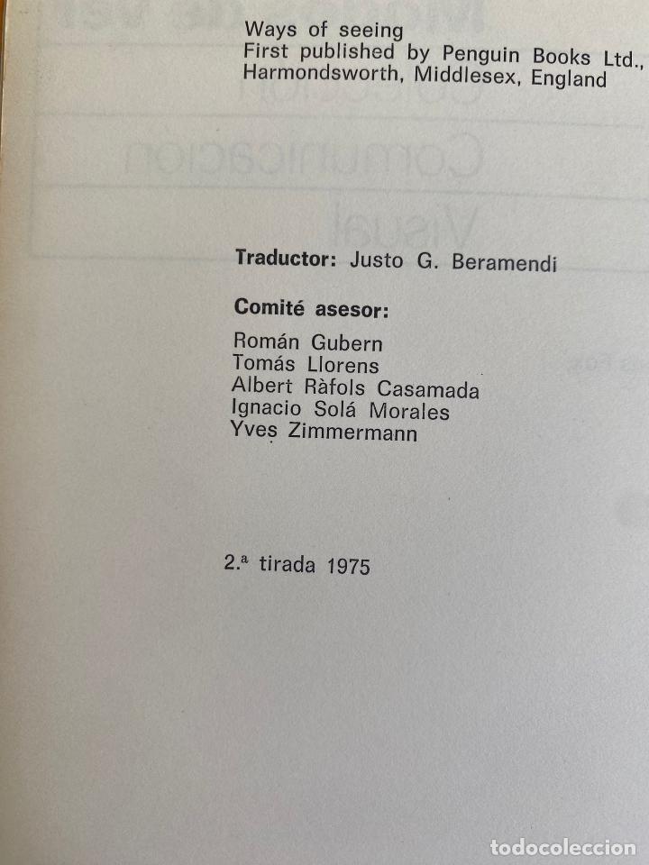 Libros de segunda mano: John Berger. Modos de ver. Gustavo Gili 1975 - Foto 2