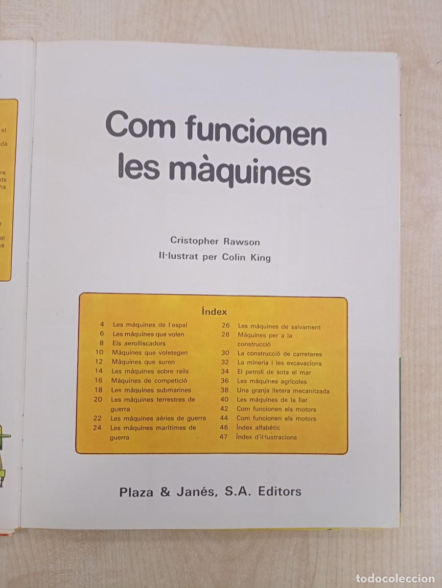 Libros de segunda mano: COMO FUNCIONEN LES MAQUINES - PLAZA & JANES - Foto 2