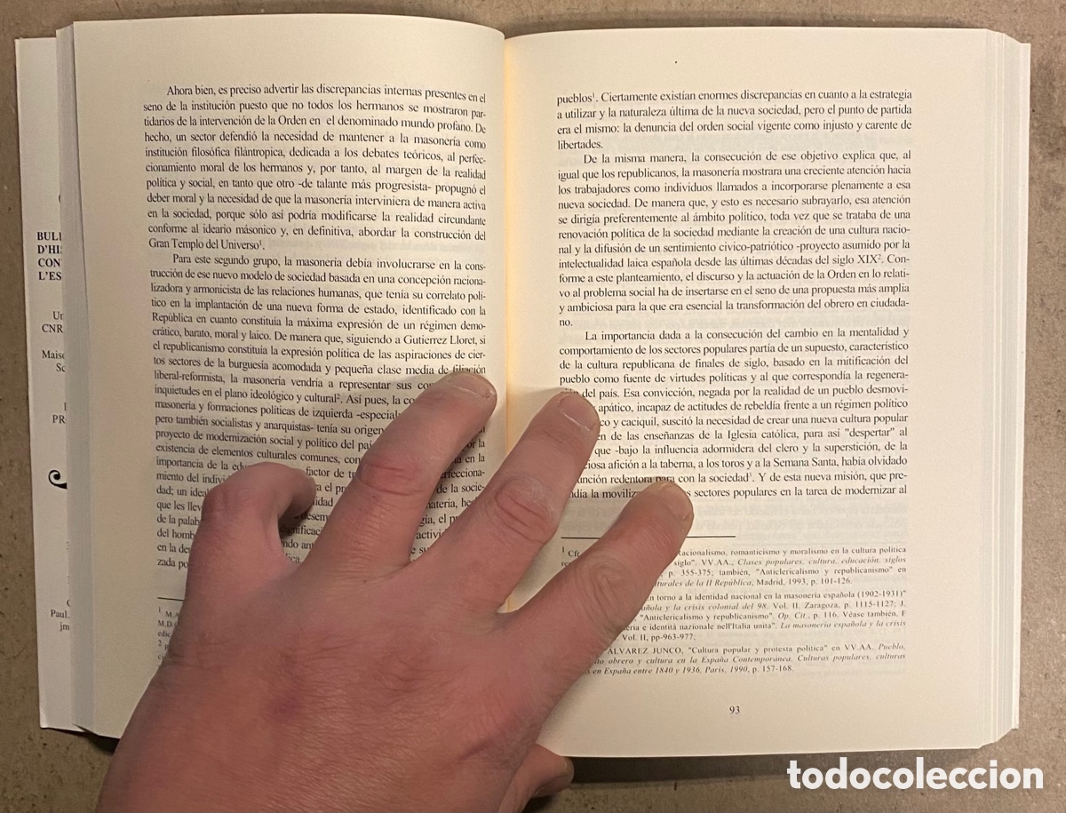 Libros de segunda mano: LAS LOGIAS MAS&Oacute;NICAS EN LA MODERNIZACI&Oacute;N DE ESPA&Ntilde;A. VV.AA. - Foto 5