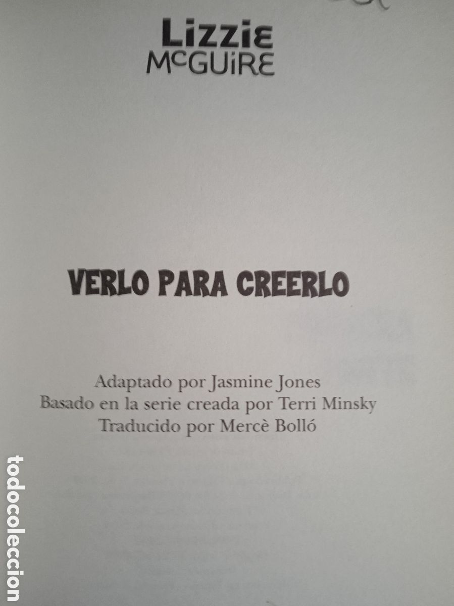 Libros de segunda mano: VERLO PARA CREERLO / LIZZIE MCGUIRE - Foto 2