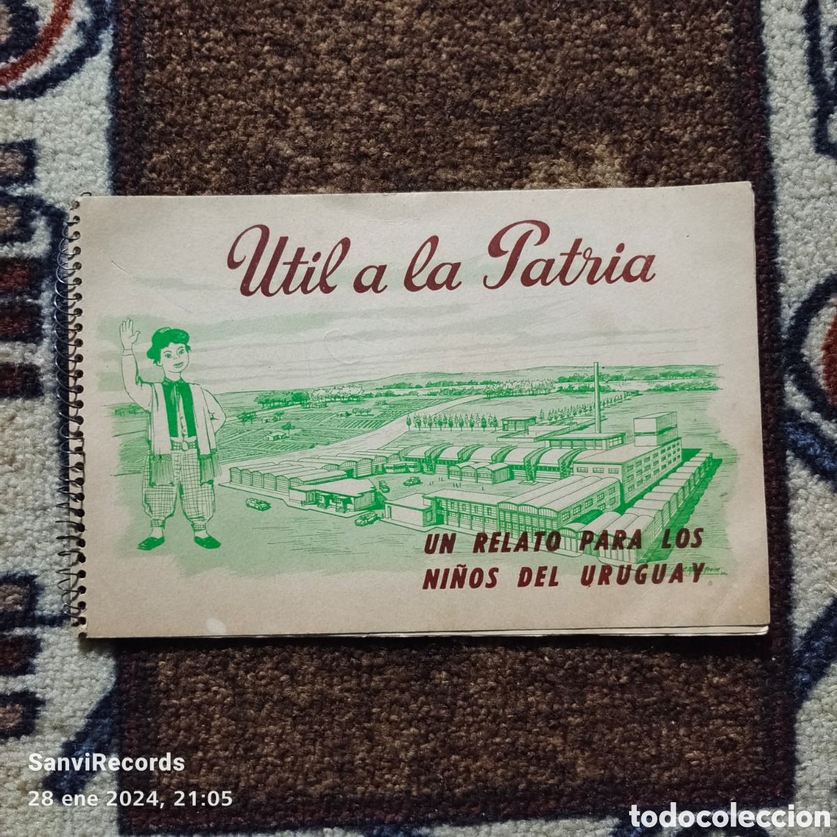 Livres d'occasion: UTIL A LA PATRIA, UN RELATO PARA LOS NI&Ntilde;OS DEL URUGUAY