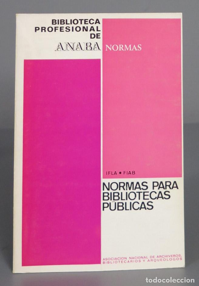 Libros de segunda mano: Normas para bibliotecas p&uacute;blicas - Foto 1
