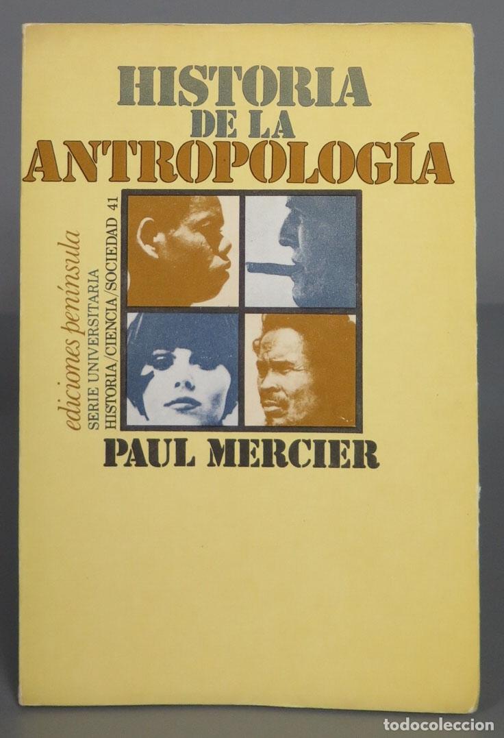 Libros de segunda mano: Historia de la antropolog&iacute;a. Mercier - Foto 1