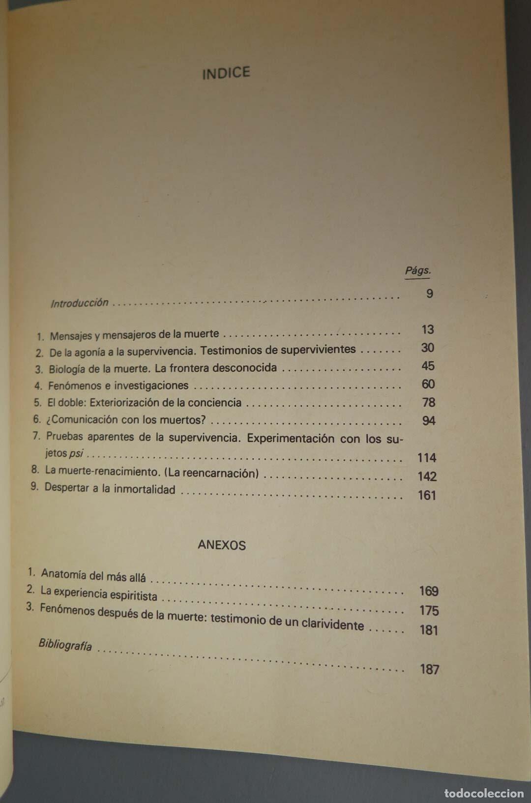Libros de segunda mano: M&aacute;s all&aacute; de la muerte. Sotto - Foto 2