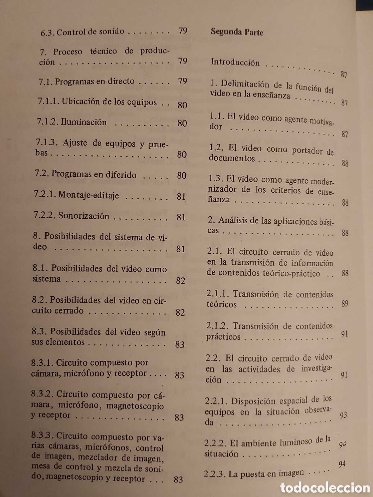 Libros de segunda mano: EL VIDEO $ FRANCISCO GEA $ EDICIONES UNIVERSITAT $ 1983 - Foto 7