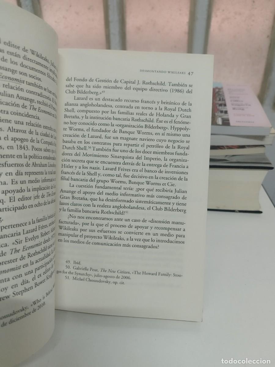 Libros de segunda mano: DESMONTANDO WIKILEAKS - ESTULIN - ASSANGE - ABU - Foto 5
