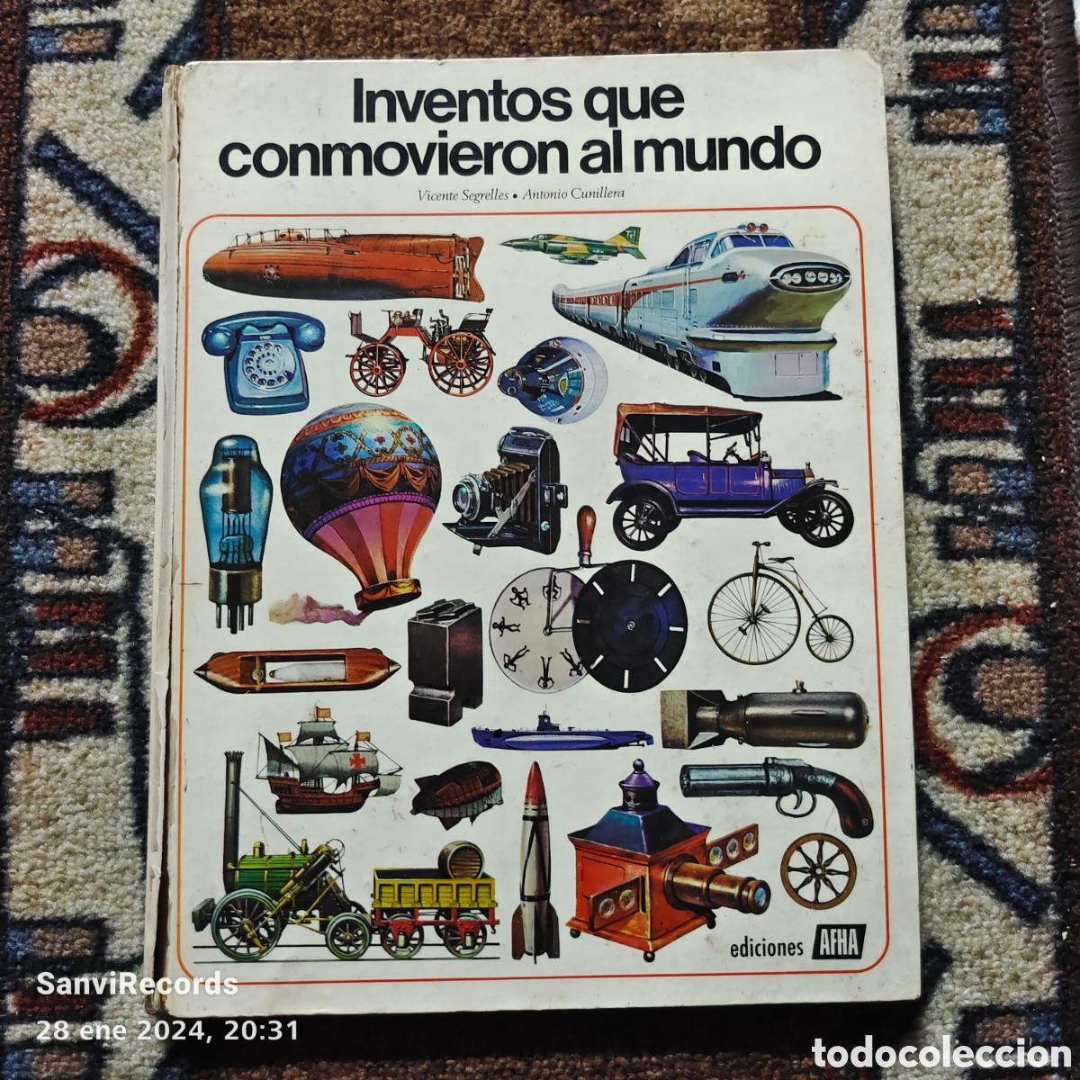 Libros de segunda mano: INVENTOS QUE CONMOVIERON AL MUNDO (EDICIONES AFHA) - Foto 1