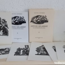 Libros de segunda mano: ANTONI GELABERT. IL.LUSTRADOR DE GOIGS. 2 LIBROS Y 10 XILOGRAFÍAS