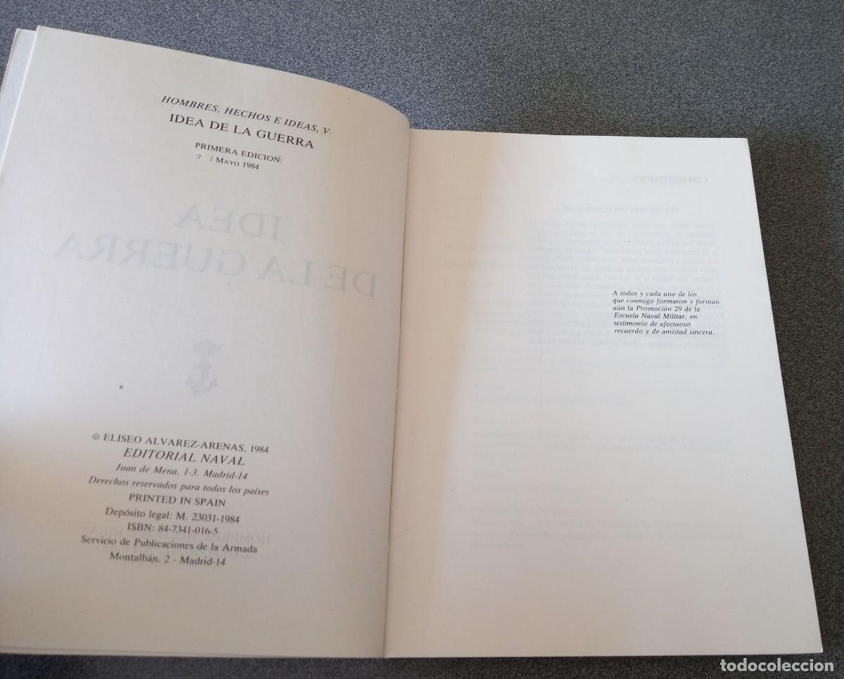 Libros de segunda mano: Idea De La Guerra Eliseo Alvarez Arenas - Foto 4
