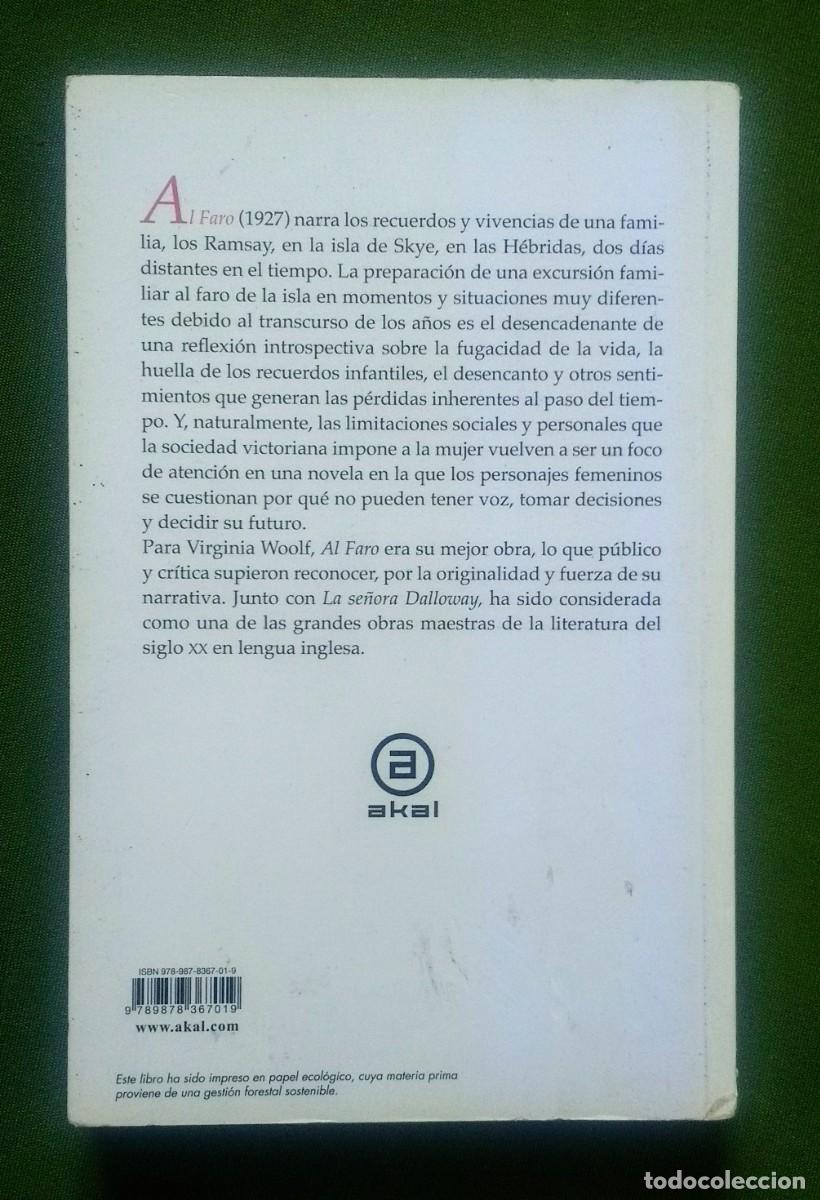 Libros de segunda mano: AL FARO - VIRGINIA WOOLF - AKAL EDICIONES - Foto 2