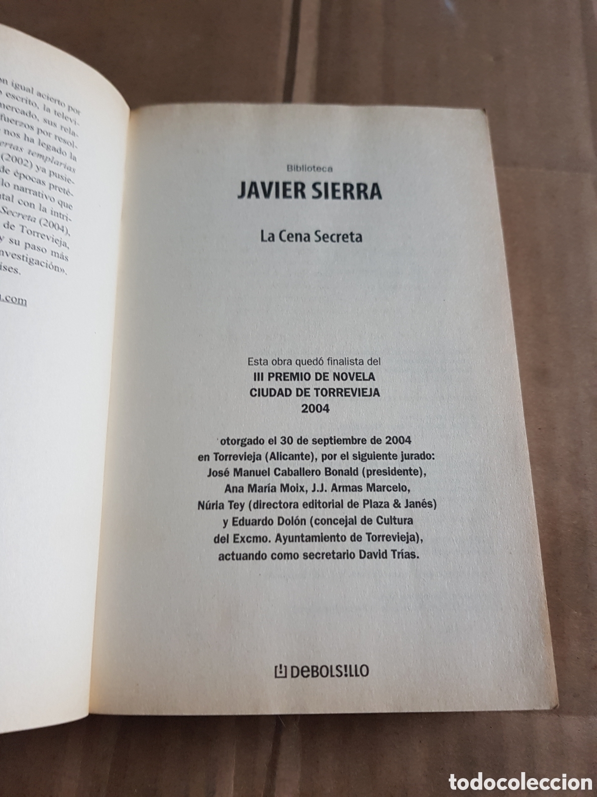 Libros de segunda mano: La cena Secreta - Foto 2