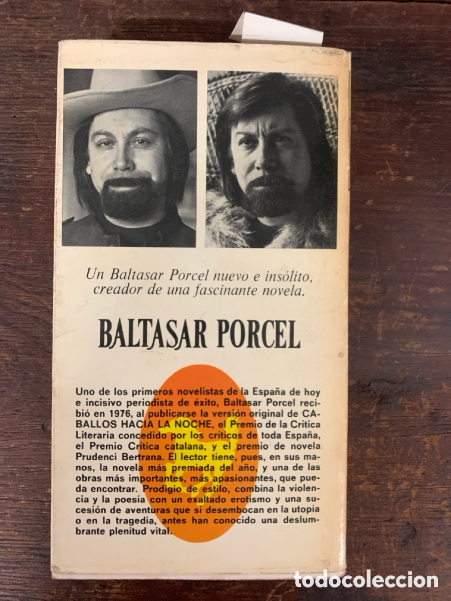Libros de segunda mano: Caballos de la Noche, Baltasar Porcel - EDICIONES GP - Foto 3