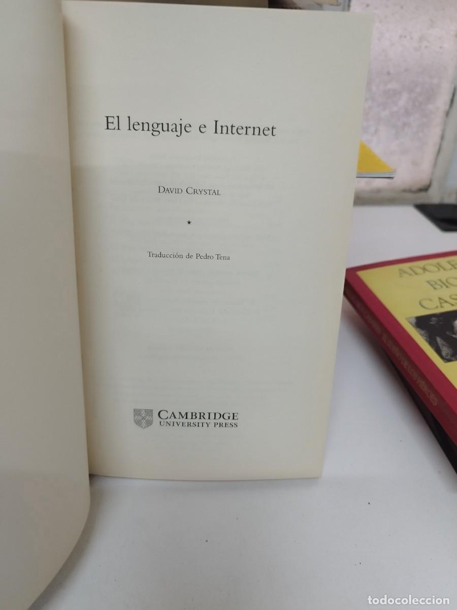 Libros de segunda mano: EL LENGUAJE E INTERNET - DAVID CRYSTAL. Cambridge. - Foto 2