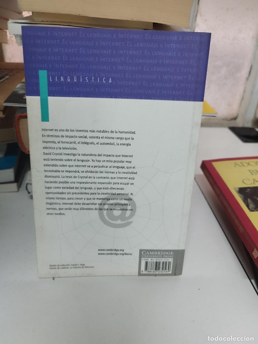 Libros de segunda mano: EL LENGUAJE E INTERNET - DAVID CRYSTAL. Cambridge. - Foto 4