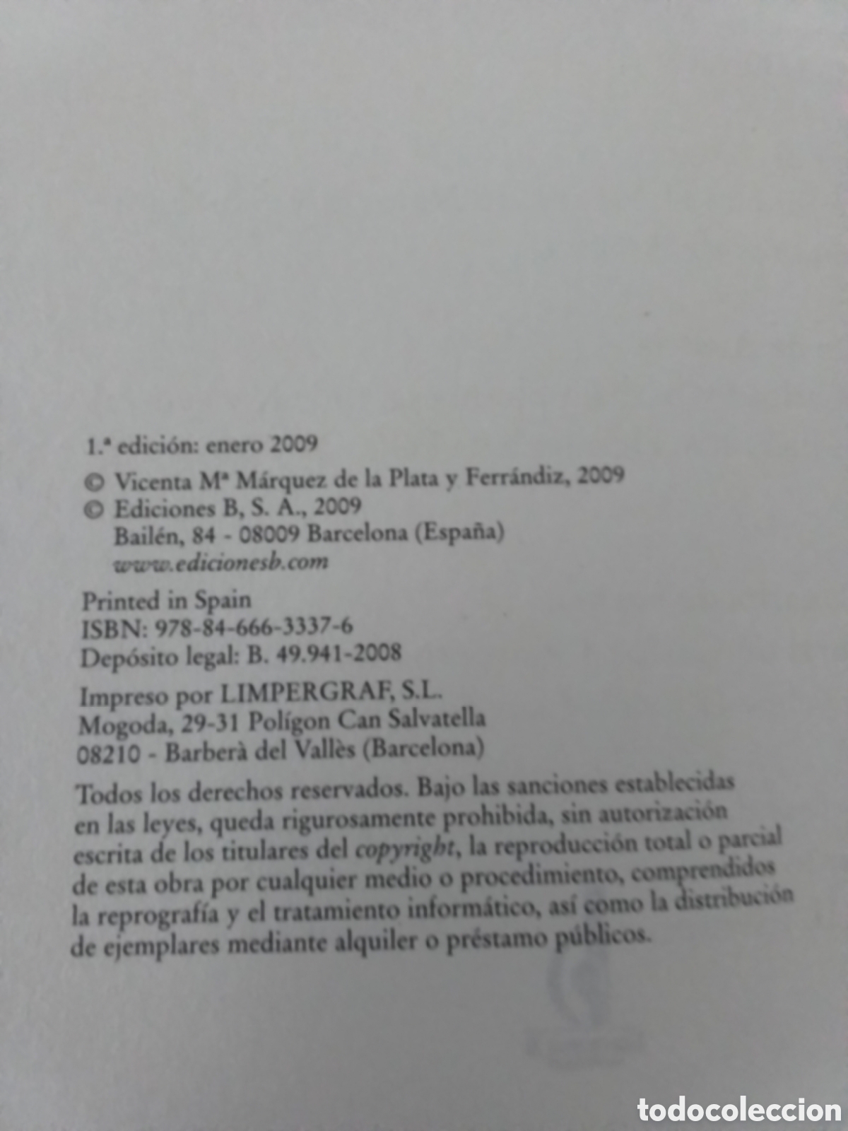 Libros de segunda mano: Libro Vicenta M&aacute;rquez de la Plata - Foto 3