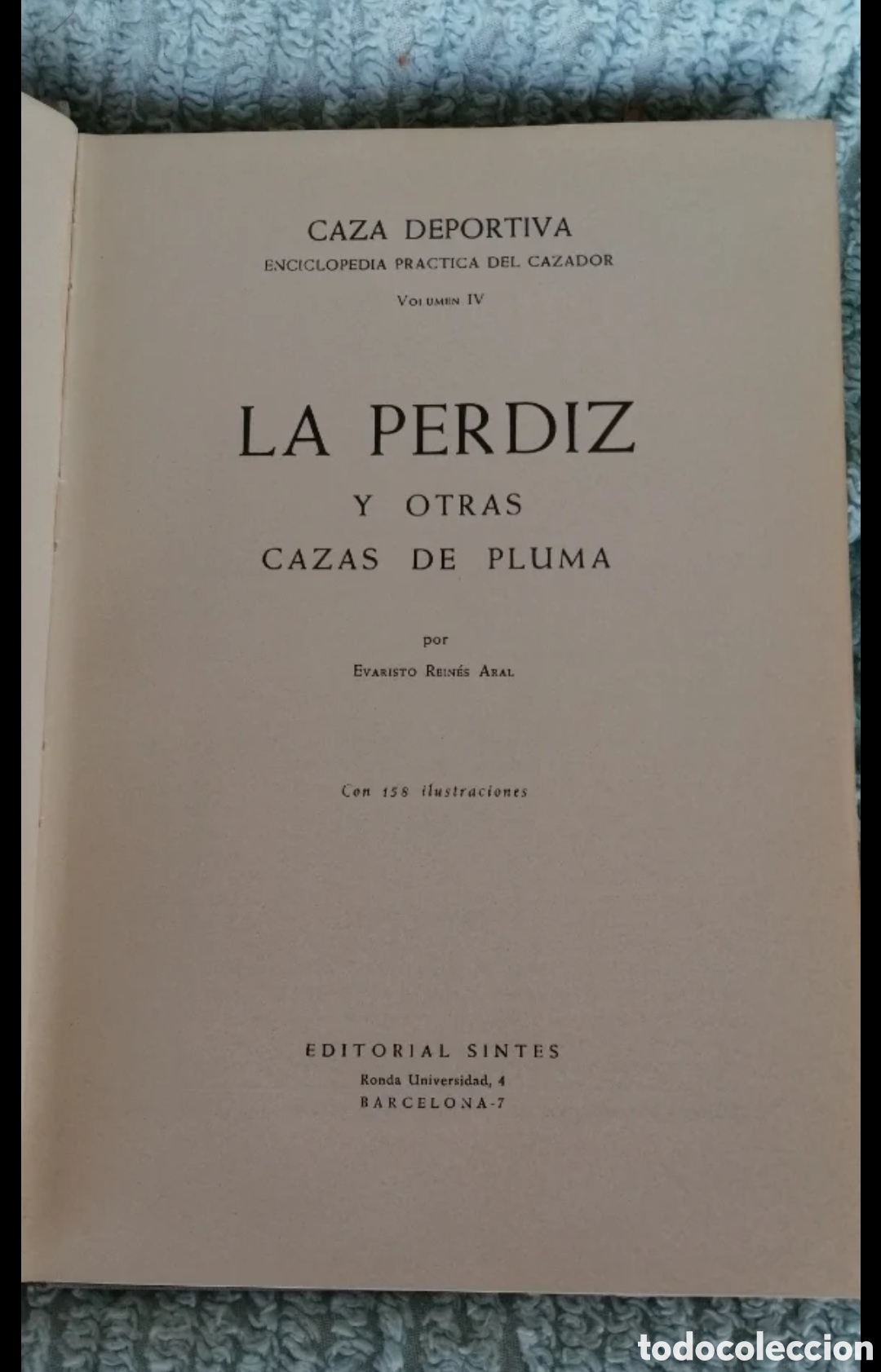 Libros de segunda mano: La perdiz y otras cazas de pluma. Sintes 1961 - Foto 2