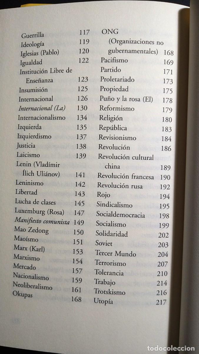 Libros de segunda mano: DICCIONARIO DE LA IZQUIERDA - ALFONSO GUERRA - Foto 4