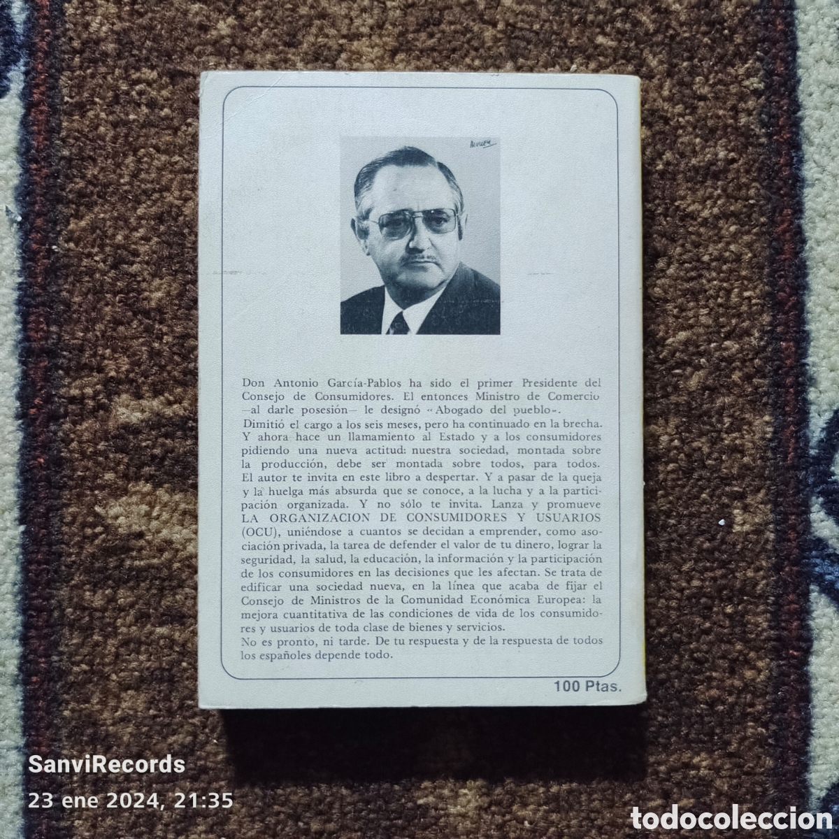 Libros de segunda mano: 35 MILLONES DE CONSUMIDOS (ANTONIO GARC&Iacute;A-PABLOS) - Foto 2