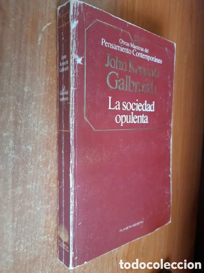 Libros de segunda mano: Libro la sociedad opulenta. - Foto 2
