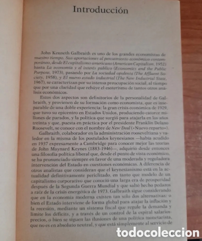 Libros de segunda mano: Libro la sociedad opulenta. - Foto 3