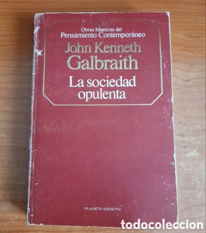 Libros de segunda mano: Libro la sociedad opulenta. - Foto 1